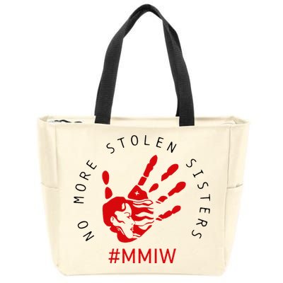 Mmiw Missing Native American Indigenous Women Sisters Red Zip Tote Bag