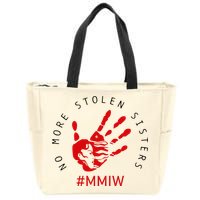 Mmiw Missing Native American Indigenous Women Sisters Red Zip Tote Bag