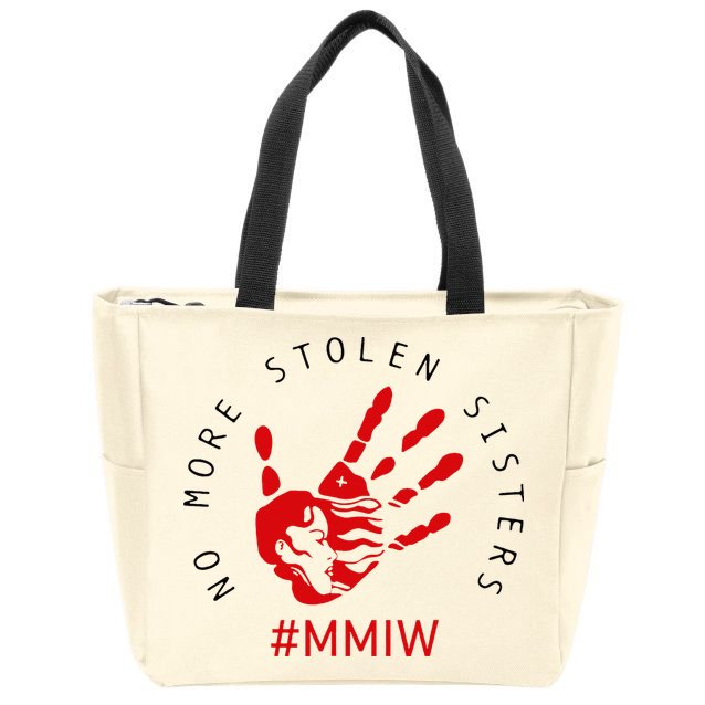 Mmiw Missing Native American Indigenous Women Sisters Red Zip Tote Bag