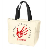 Mmiw Missing Native American Indigenous Women Sisters Red Zip Tote Bag