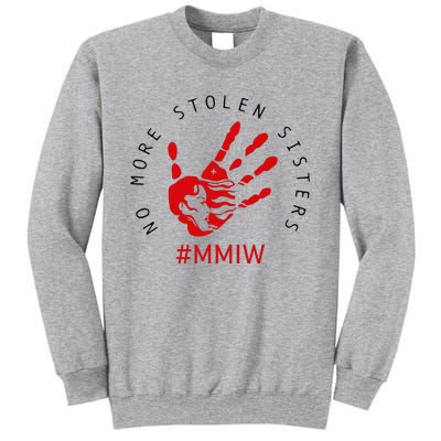 Mmiw Missing Native American Indigenous Women Sisters Red Tall Sweatshirt