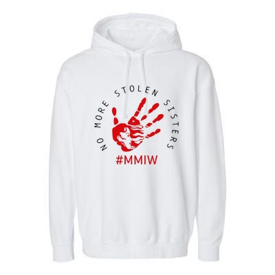 Mmiw Missing Native American Indigenous Women Sisters Red Garment-Dyed Fleece Hoodie