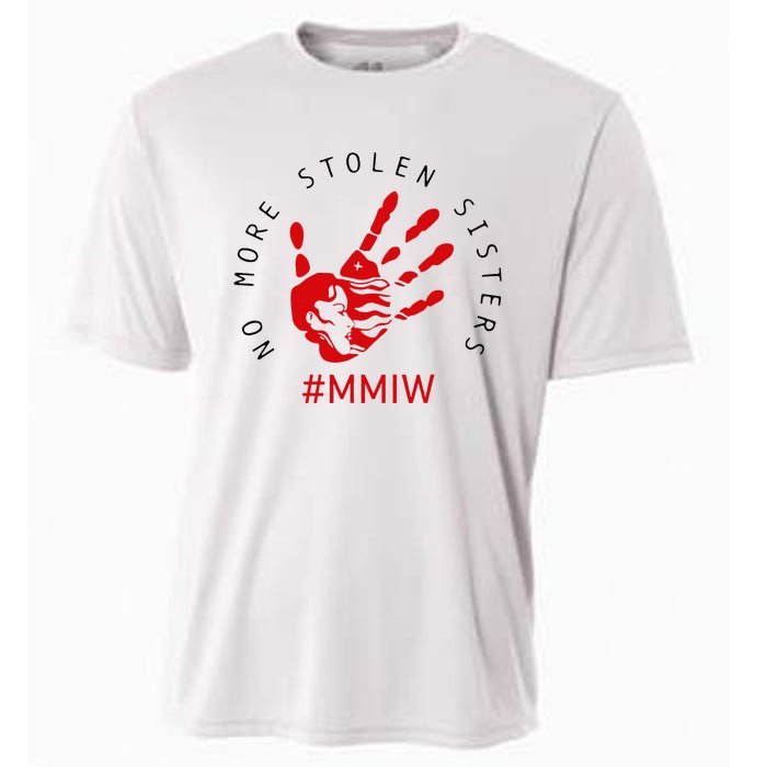 Mmiw Missing Native American Indigenous Women Sisters Red Cooling Performance Crew T-Shirt