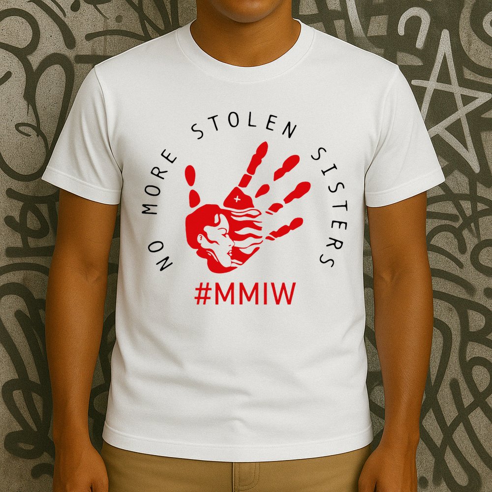 Mmiw Missing Native American Indigenous Women Sisters Red T-Shirt