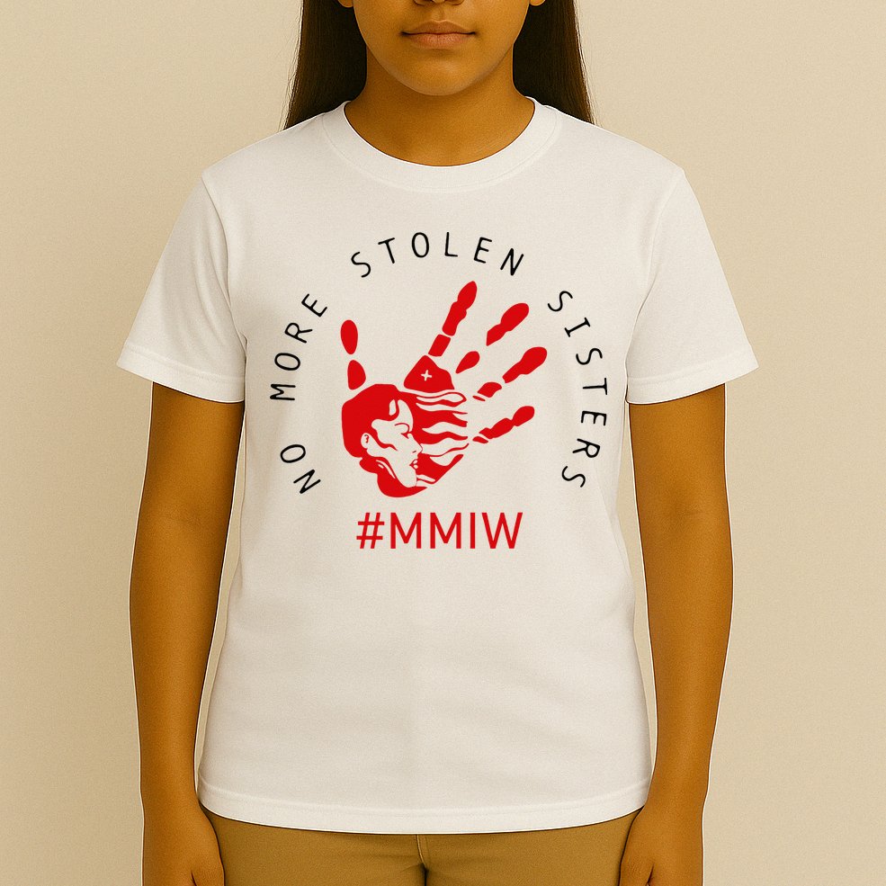 Mmiw Missing Native American Indigenous Women Sisters Red T-Shirt