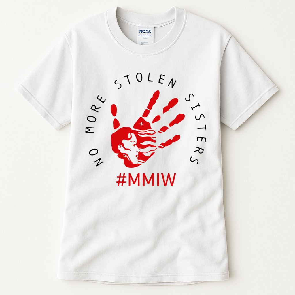 Mmiw Missing Native American Indigenous Women Sisters Red Tall T-Shirt