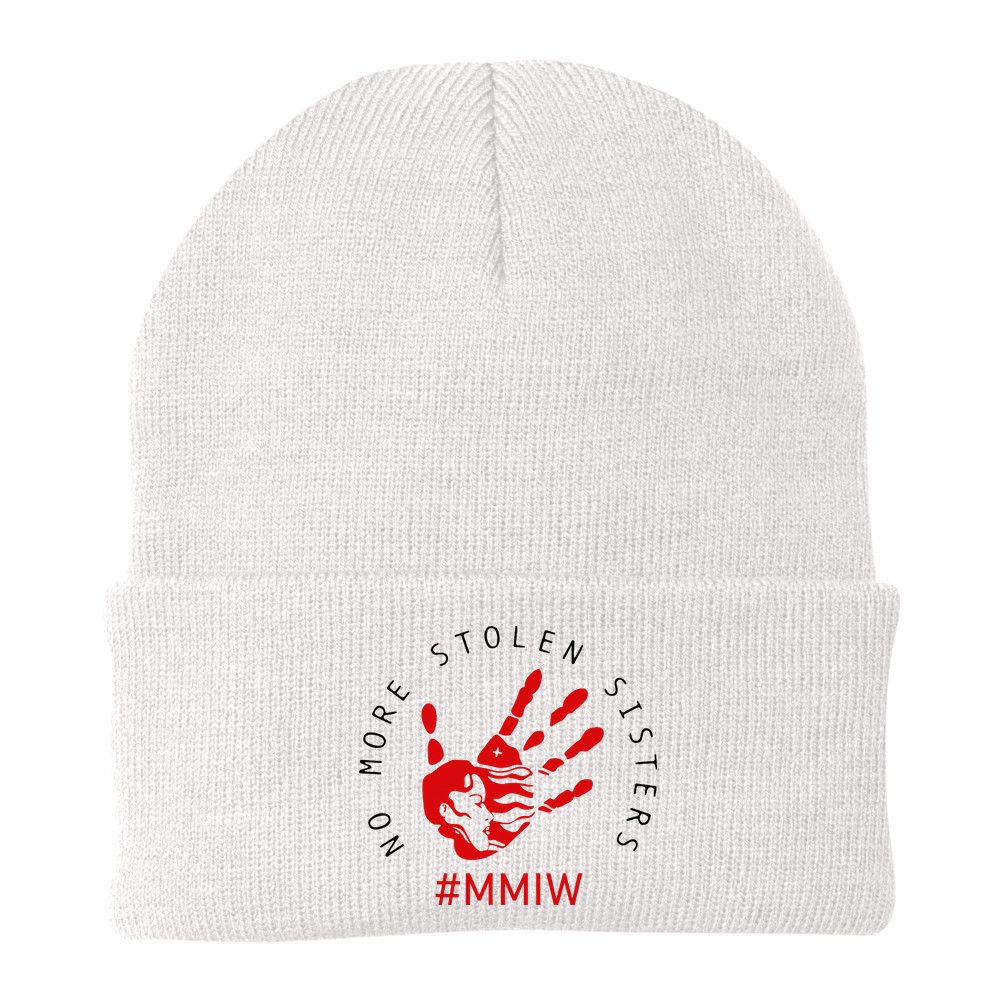 Mmiw Missing Native American Indigenous Women Sisters Red Beanie