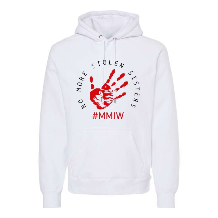 Mmiw Missing Native American Indigenous Women Sisters Red Premium Hoodie