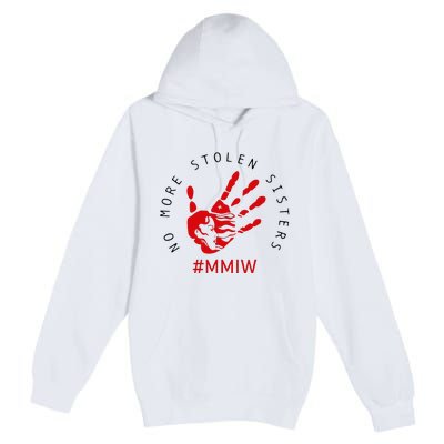 Mmiw Missing Native American Indigenous Women Sisters Red Premium Pullover Hoodie