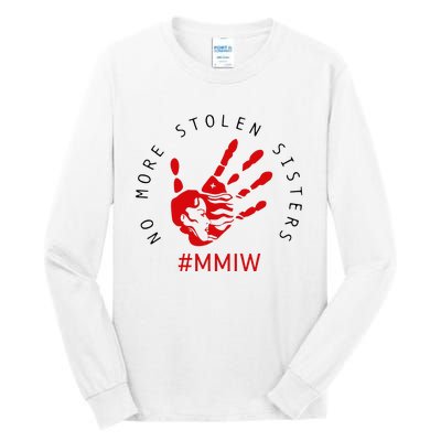 Mmiw Missing Native American Indigenous Women Sisters Red Tall Long Sleeve T-Shirt