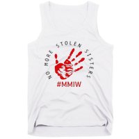 Mmiw Missing Native American Indigenous Women Sisters Red Tank Top