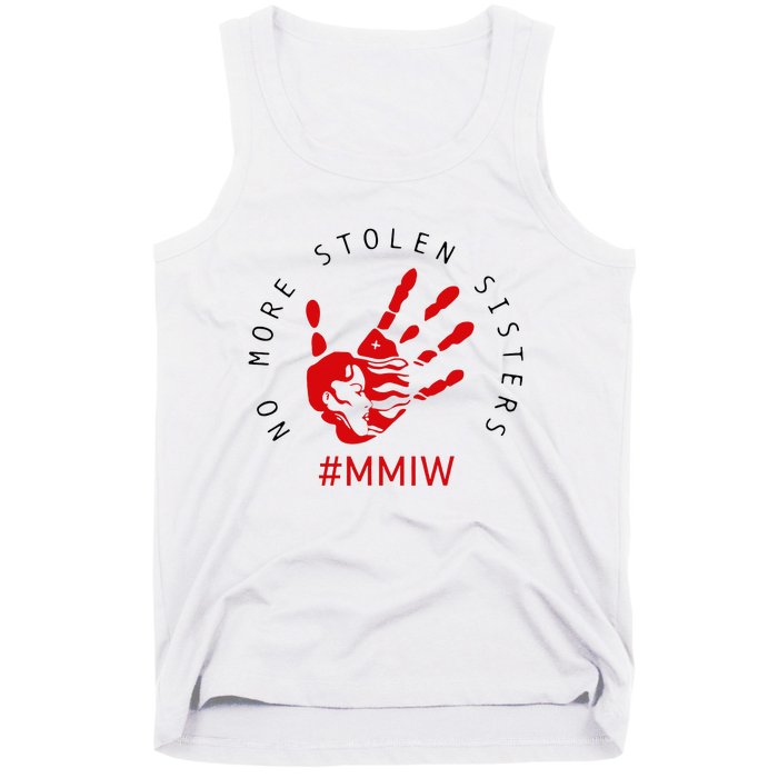 Mmiw Missing Native American Indigenous Women Sisters Red Tank Top