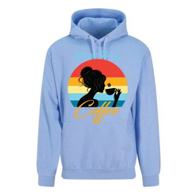 Mom Mama Needs Coffee Gift Unisex Surf Hoodie