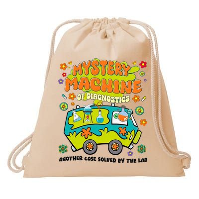 Mystery Machine Of Diagnostics Lab Week 2025 Med Lab  Drawstring Bag
