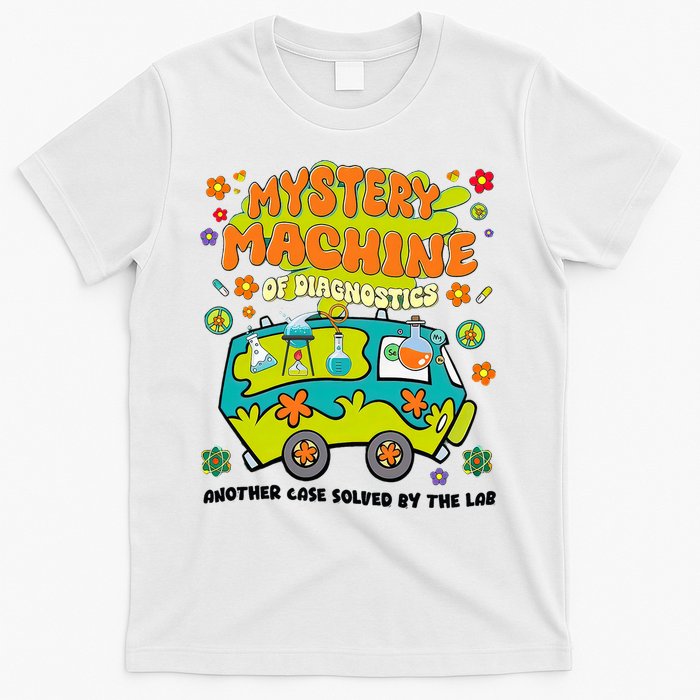 Mystery Machine Of Diagnostics Lab Week 2025 Med Lab  T-Shirt