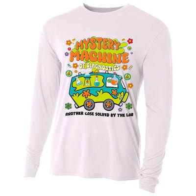 Mystery Machine Of Diagnostics Lab Week 2025 Med Lab  Cooling Performance Long Sleeve Crew