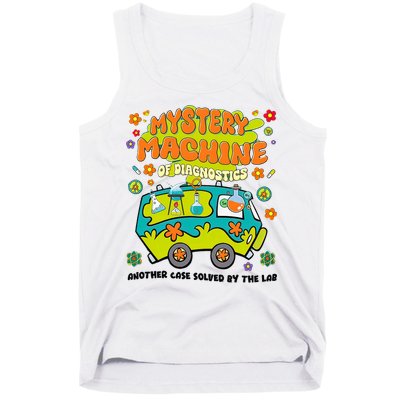 Mystery Machine Of Diagnostics Lab Week 2025 Med Lab  Tank Top