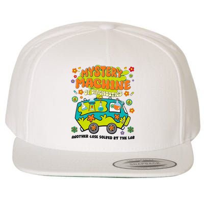 Mystery Machine Of Diagnostics Lab Week 2025 Med Lab  Wool Snapback Cap