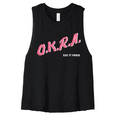 Matt Mitchell Okra Women's Racerback Cropped Tank