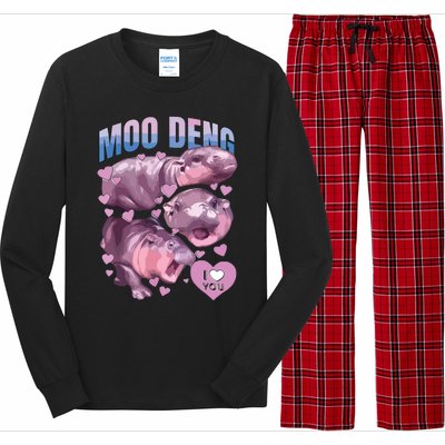 Moodeng Long Sleeve Pajama Set