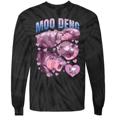 Moodeng Tie-Dye Long Sleeve Shirt