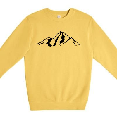 Mountains Premium Crewneck Sweatshirt