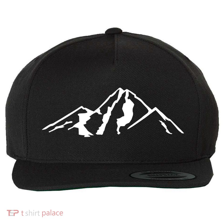 Mountains Wool Snapback Cap