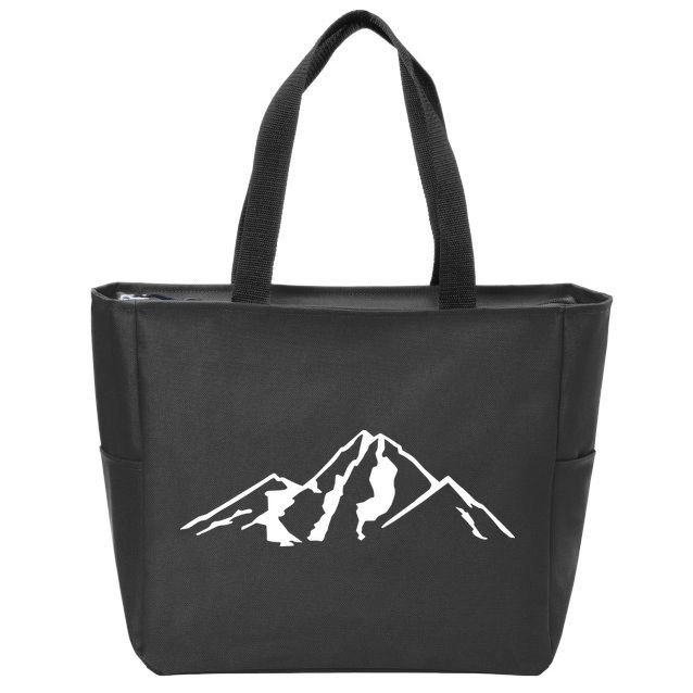 Mountains Zip Tote Bag