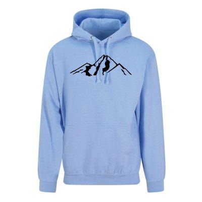 Mountains Unisex Surf Hoodie