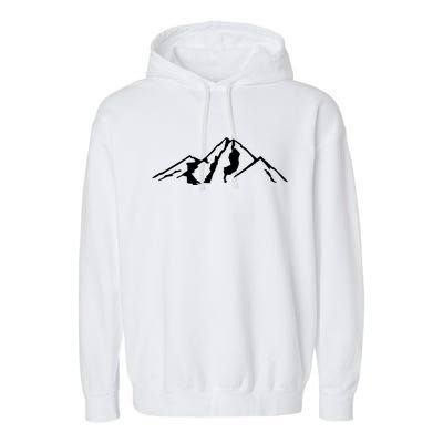 Mountains Garment-Dyed Fleece Hoodie