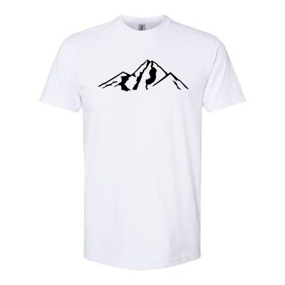 Mountains Softstyle® CVC T-Shirt