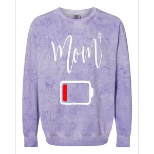 Mom4 Mom Of 4 Mother Of Four Mama Gifts Mothers Day Colorblast Crewneck Sweatshirt