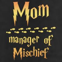 Mom Manager Of Mischief Gift Cool Comfort Performance Bucket Hat