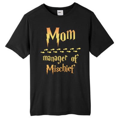 Mom Manager Of Mischief Gift Tall Fusion ChromaSoft Performance T-Shirt