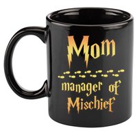 Mom Manager Of Mischief Gift 11oz C Handle Ceramic Mug