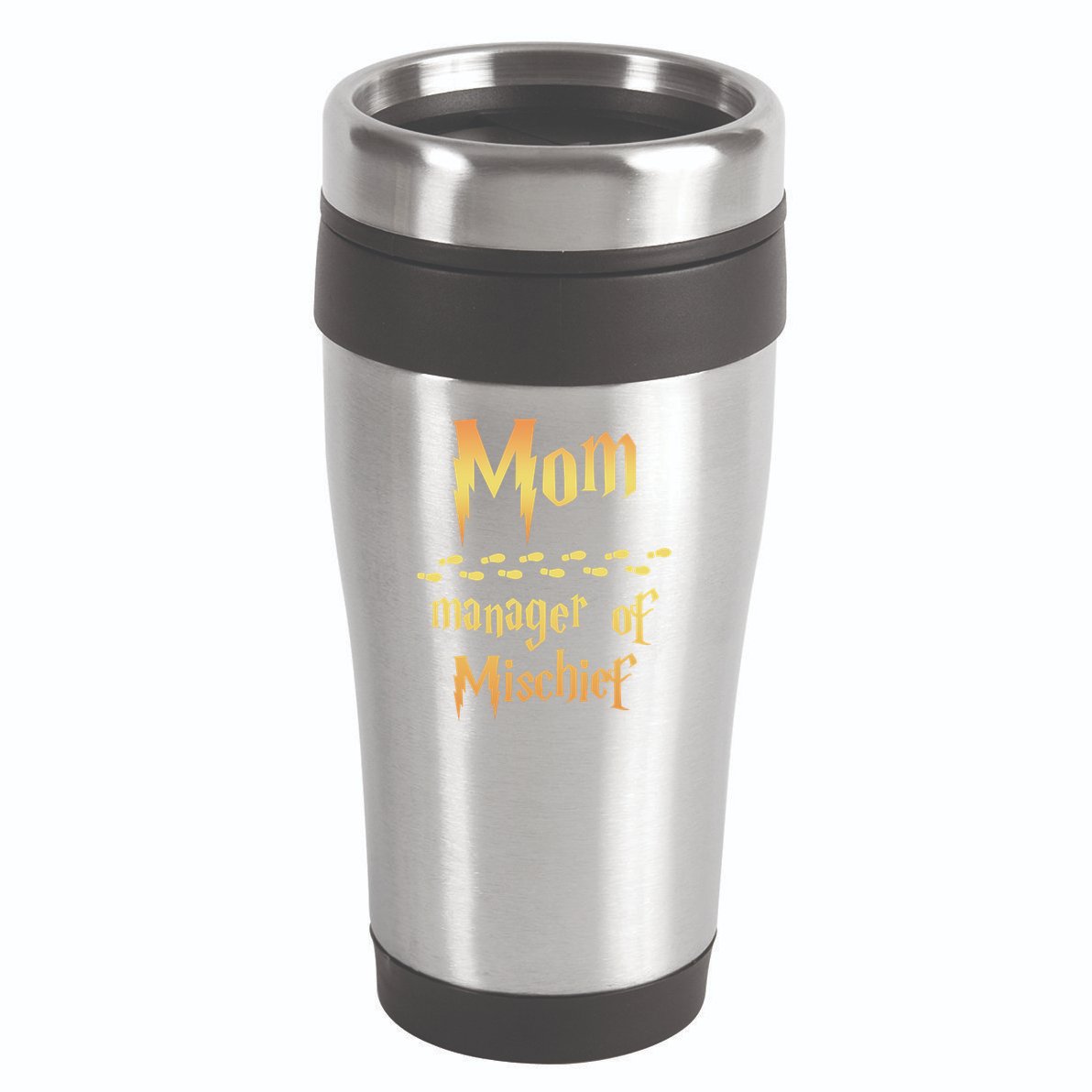 Mom Manager Of Mischief Gift 16oz Travel Tumbler