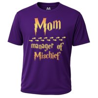 Mom Manager Of Mischief Gift Cooling Performance Crew T-Shirt