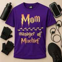 Mom Manager Of Mischief Gift Cooling Performance Crew T-Shirt