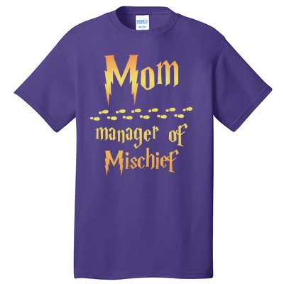 Mom Manager Of Mischief Gift Tall T-Shirt