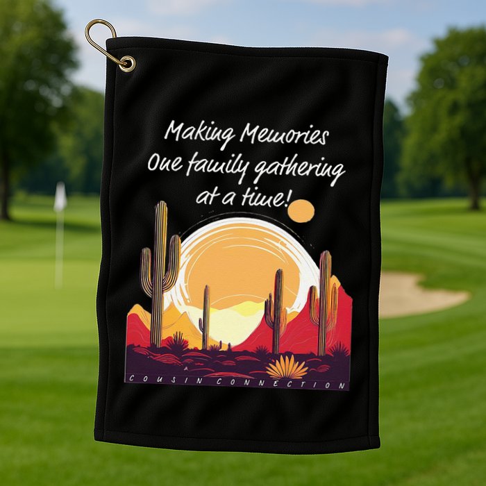 Making Memories One Family Gathering At A Time! Reunion Golf Towel