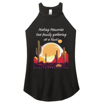 Making Memories One Family Gathering At A Time! Reunion Women's Perfect Tri Rocker Tank