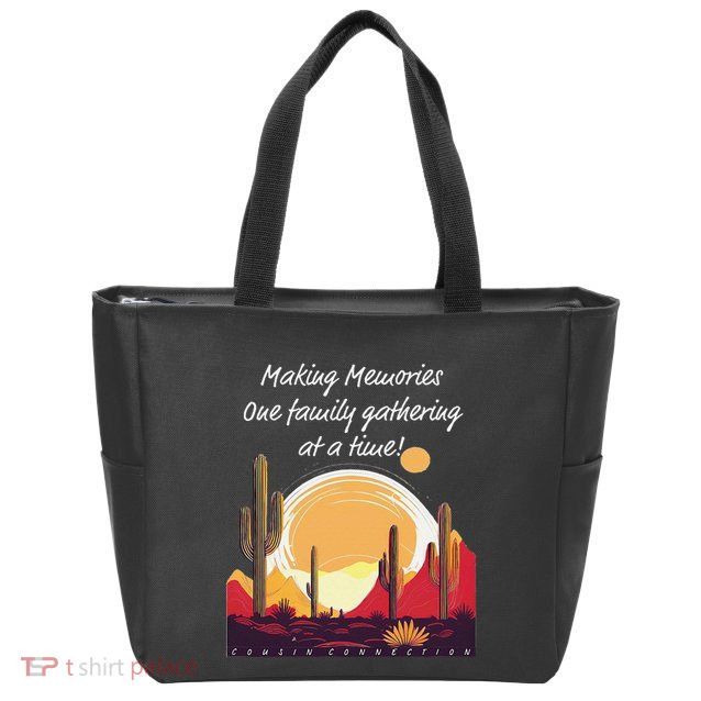 Making Memories One Family Gathering At A Time! Reunion Zip Tote Bag