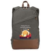 Making Memories One Family Gathering At A Time! Reunion Cotton Canvas Backpack