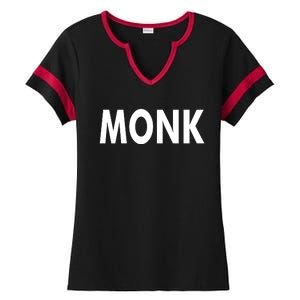 Monk Ladies Halftime Notch Neck Tee