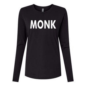 Monk Womens Cotton Relaxed Long Sleeve T-Shirt