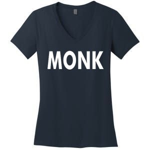 Monk Women's V-Neck T-Shirt