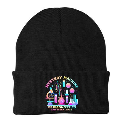 Mystery Machine Of Diagnostics Lab Week 2025 Med Lab Tech  Knit Cap Winter Beanie