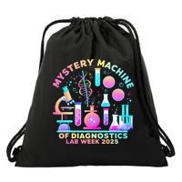 Mystery Machine Of Diagnostics Lab Week 2025 Med Lab Tech  Drawstring Bag