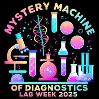 Mystery Machine Of Diagnostics Lab Week 2025 Med Lab Tech  Drawstring Bag