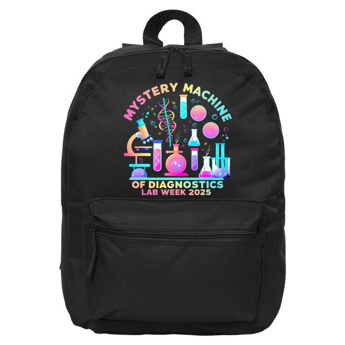 Mystery Machine Of Diagnostics Lab Week 2025 Med Lab Tech  16 in Basic Backpack